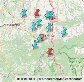 Mappa Via G. di Vittorio, 15076 Ovada AL, Italia (6.39182)