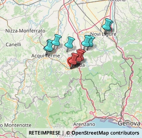 Mappa Via G. di Vittorio, 15076 Ovada AL, Italia (8.65846)