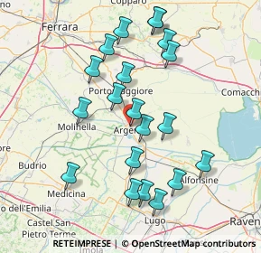 Mappa Via Michelangelo Porcari, 44011 Argenta FE, Italia (15.3365)