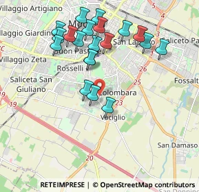 Mappa Via Pietrasanta, 41125 Modena MO, Italia (1.965)