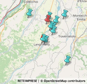 Mappa Via Don Giovanni Corchia, 43013 Langhirano PR, Italia (6.27727)