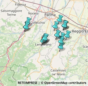 Mappa Via Don Giovanni Corchia, 43013 Langhirano PR, Italia (11.09556)