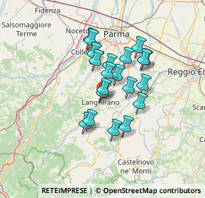 Mappa Via Don Giovanni Corchia, 43013 Langhirano PR, Italia (10.358)