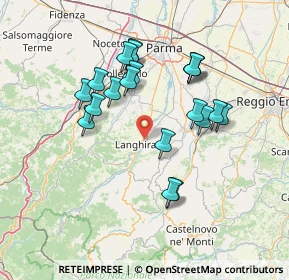 Mappa Via Don Giovanni Corchia, 43013 Langhirano PR, Italia (13.5015)