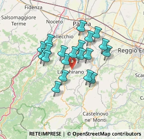 Mappa Via Don Giovanni Corchia, 43013 Langhirano PR, Italia (10.602)