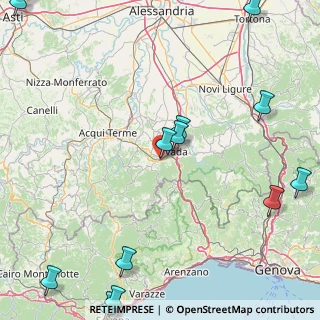 Mappa Via di Vittorio Giuseppe, 15076 Ovada AL, Italia (27.06308)