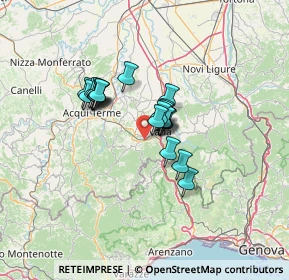 Mappa Via di Vittorio Giuseppe, 15076 Ovada AL, Italia (9.0865)