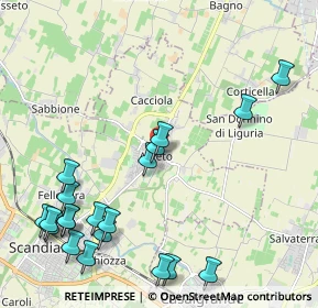 Mappa Via Cesare Battisti, 42019 Arceto RE, Italia (2.7195)
