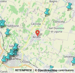 Mappa Via Cesare Battisti, 42019 Arceto RE, Italia (3.9185)