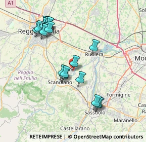 Mappa Via Cesare Battisti, 42019 Arceto RE, Italia (8.0405)