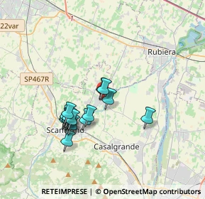 Mappa Via Cesare Battisti, 42019 Arceto RE, Italia (3.06125)