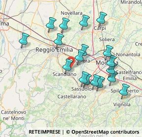 Mappa Via Cesare Battisti, 42019 Arceto RE, Italia (14.77278)