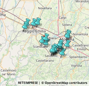 Mappa Via Cesare Battisti, 42019 Arceto RE, Italia (11.2245)