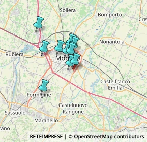 Mappa Via Alghero, 41125 Modena MO, Italia (4.72636)