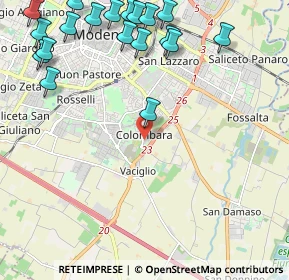 Mappa Via Alghero, 41125 Modena MO, Italia (2.95474)