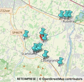 Mappa Via Nino Rinaldi, 42019 Arceto RE, Italia (3.41231)