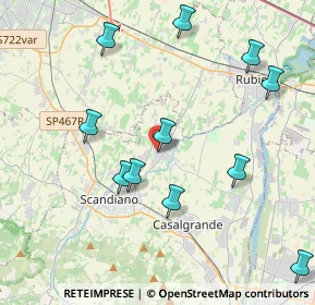 Mappa Via Nino Rinaldi, 42019 Arceto RE, Italia (4.48636)