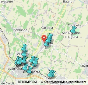 Mappa Via Nino Rinaldi, 42019 Arceto RE, Italia (2.5555)