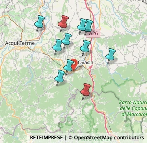 Mappa Loc.Coinova Via Pastore, 15076 Ovada AL, Italia (6.42091)