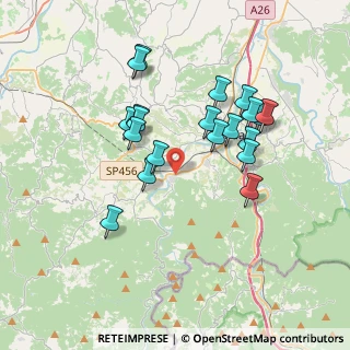 Mappa Loc.Coinova Via Pastore, 15076 Ovada AL, Italia (3.4175)
