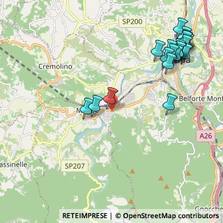 Mappa Loc.Coinova Via Pastore, 15076 Ovada AL, Italia (2.7495)