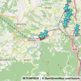 Mappa Loc.Coinova Via Pastore, 15076 Ovada AL, Italia (3.13917)