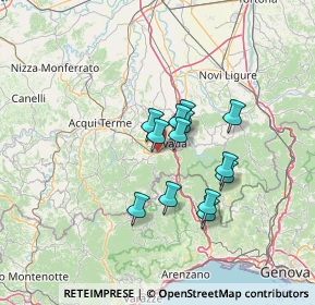 Mappa Loc.Coinova Via Pastore, 15076 Ovada AL, Italia (9.91231)