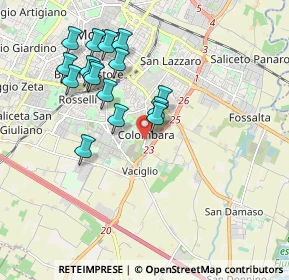 Mappa Via Lazio, 41125 Modena MO, Italia (1.8175)