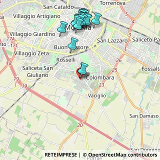 Mappa Via Morane, 41126 Modena MO, Italia (2.454)