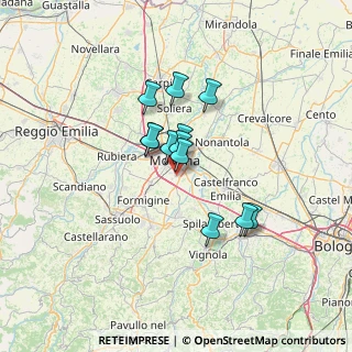 Mappa Via Firenze, 41126 Modena MO, Italia (9.5675)