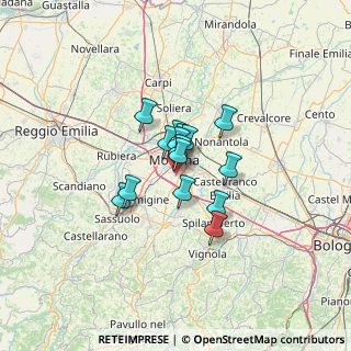 Mappa Via Firenze, 41126 Modena MO, Italia (7.52533)