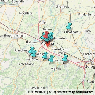 Mappa Via Firenze, 41126 Modena MO, Italia (9.98308)
