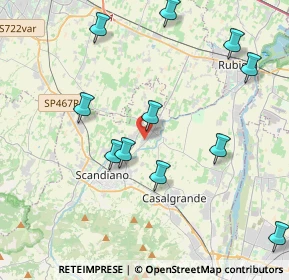 Mappa Via la Pira G., 42019 Arceto RE, Italia (4.51182)