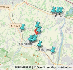 Mappa Via la Pira G., 42019 Arceto RE, Italia (3.30769)