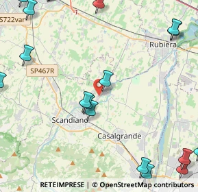 Mappa Via la Pira G., 42019 Arceto RE, Italia (6.869)