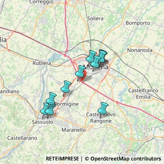 Mappa Autostrada del Sole, 41126 Modena MO, Italia (6.10727)