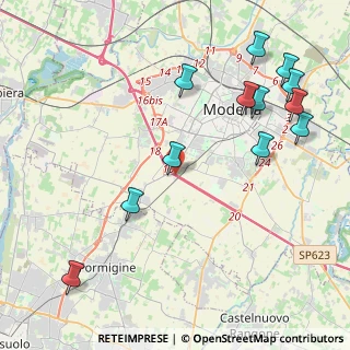 Mappa Autostrada del Sole, 41126 Modena MO, Italia (5.1125)