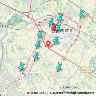 Mappa Autostrada del Sole, 41126 Modena MO, Italia (3.90091)