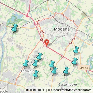 Mappa Autostrada del Sole, 41126 Modena MO, Italia (5.7475)