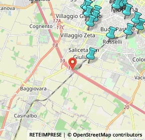 Mappa Autostrada del Sole, 41126 Modena MO, Italia (3.3525)