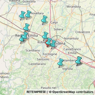 Mappa Strada Pederzona, 41043 Modena MO, Italia (17.03333)