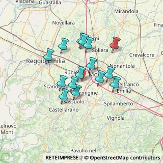 Mappa Strada Pederzona, 41043 Modena MO, Italia (11.074)