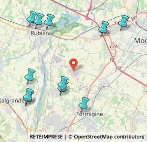 Mappa Strada Pederzona, 41043 Modena MO, Italia (5.21364)