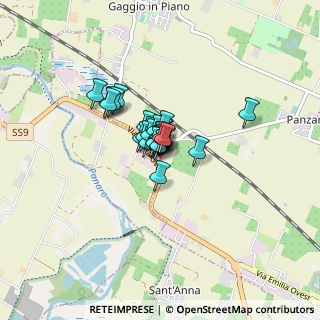 Mappa Via A. Pacinotti, 41013 Castelfranco Emilia MO, Italia (0.36207)