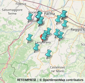 Mappa 43013 Langhirano PR, Italia (12.58056)