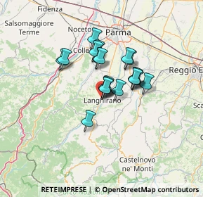 Mappa 43013 Langhirano PR, Italia (8.935)