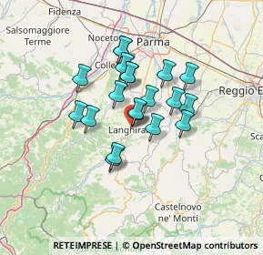 Mappa 43013 Langhirano PR, Italia (10.0865)