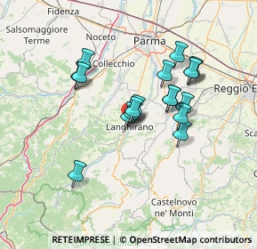 Mappa 43013 Langhirano PR, Italia (11.705)