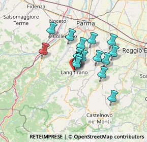 Mappa 43013 Langhirano PR, Italia (9.71353)
