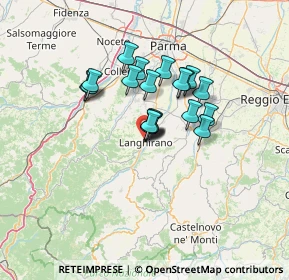 Mappa 43013 Langhirano PR, Italia (9.4115)